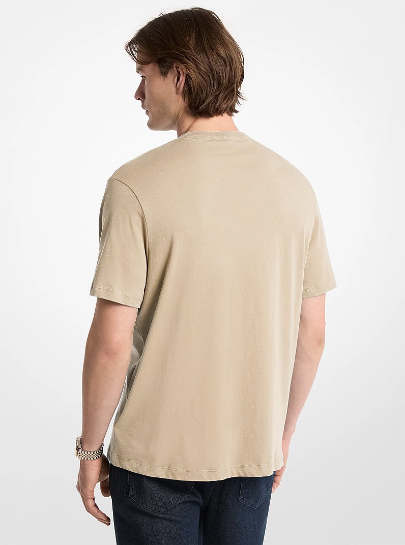 Cotton Jersey Logo T-Shirt in DUSTY SAGE | Michael Kors