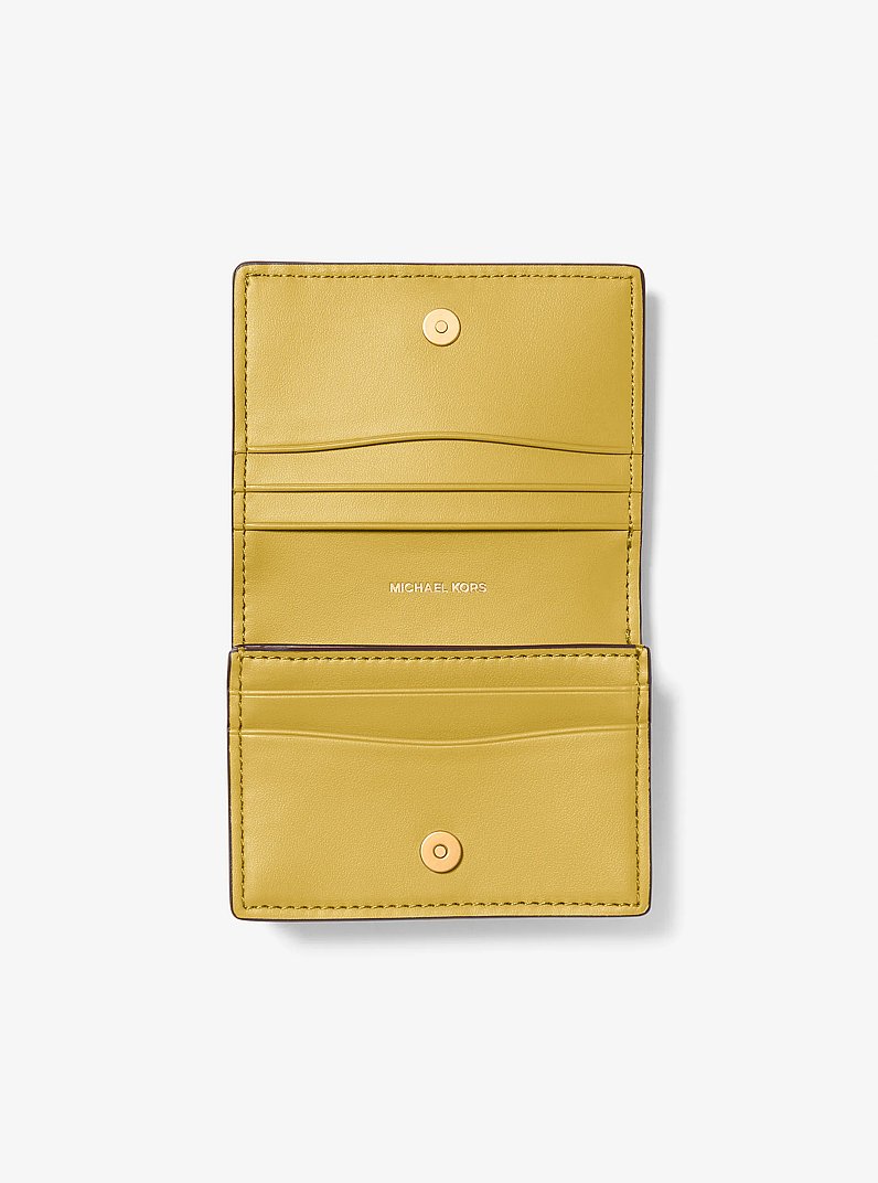 Billetera Bryant peque&ntilde;a en piel in CHARTREUSE | Michael Kors