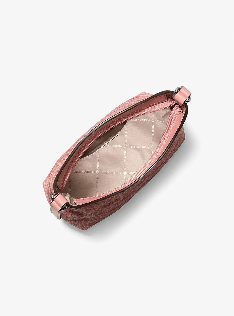 Maya Small Signature Logo Crossbody Bag in SUNSET ROSE | Michael Kors