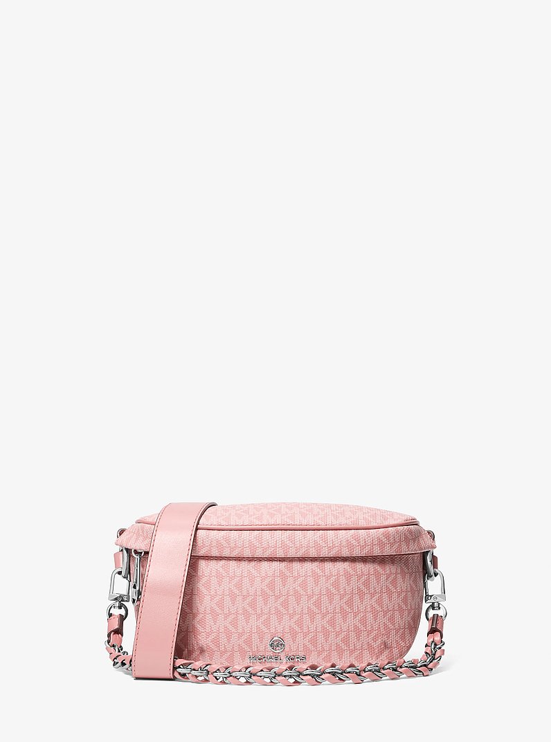 Tr&egrave;s petit sac &agrave; une bretelle Slater &agrave; logo in ROSE | Michael Kors