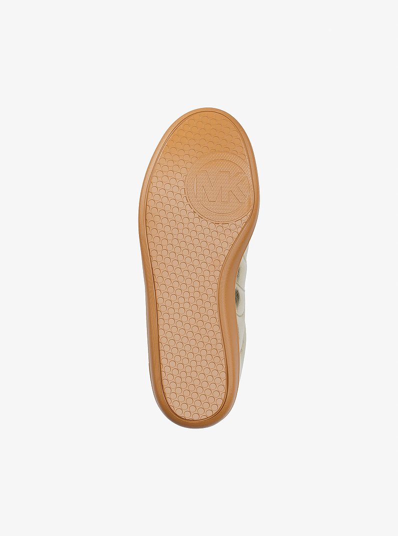 Espadrille Benny m&eacute;tallis&eacute;e in OR P&Acirc;LE | Michael Kors