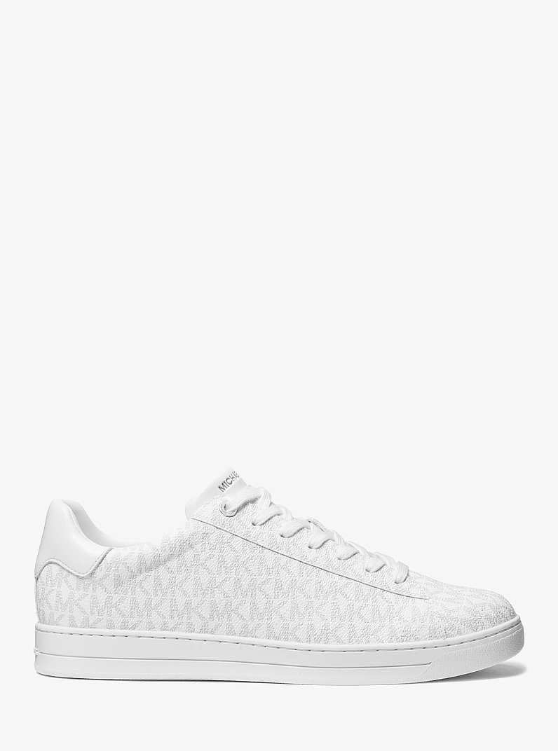 Espadrille Jacob &agrave; logo Signature in BLANC &Eacute;CLATANT | Michael Kors