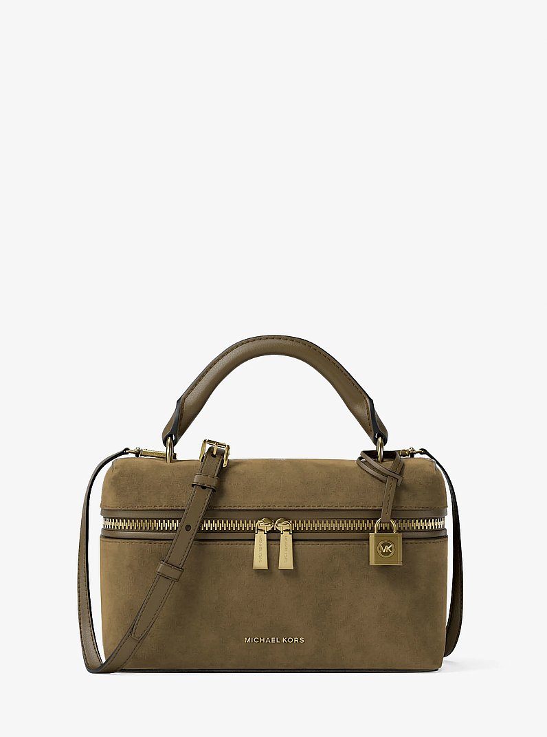 Wandelbare Umh&auml;ngetasche Jana Extra-Small aus Leder in LODEN | Michael Kors
