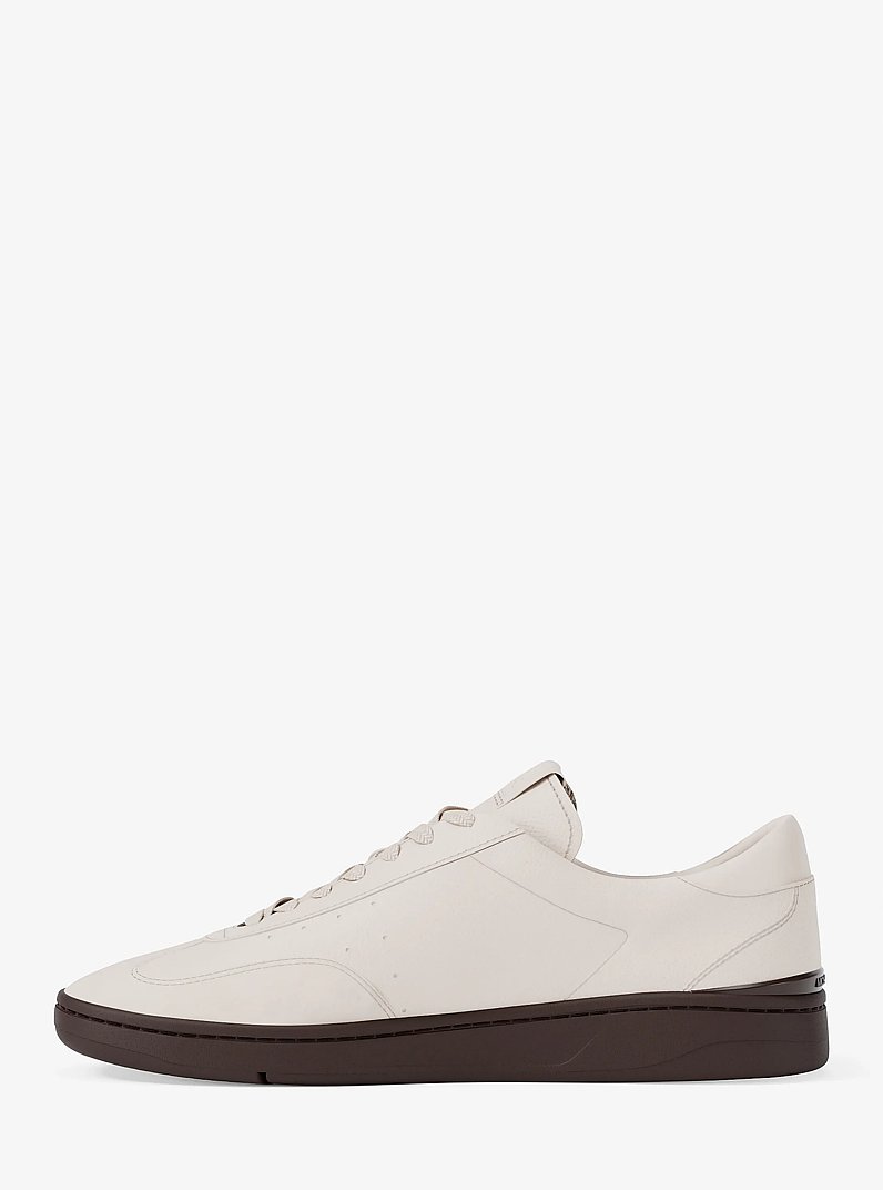 Wilton Leather Sneaker in LT CREAM | Michael Kors