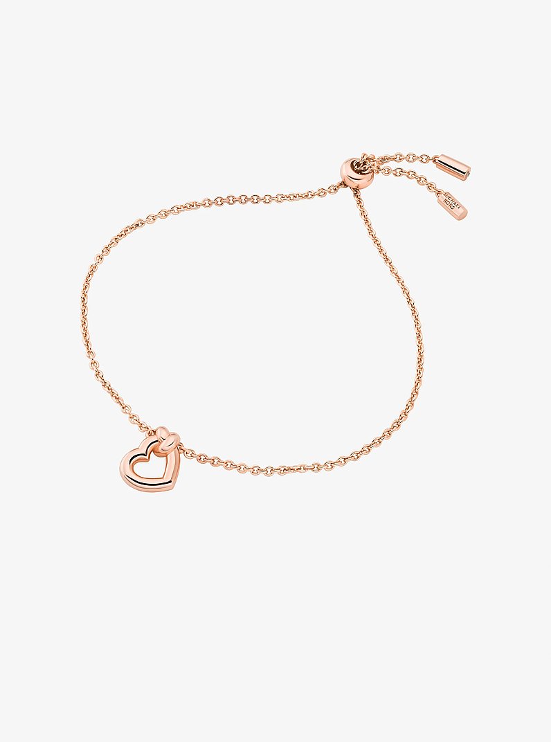 Knotted Heart Bracelet in DORADO ROSA | Michael Kors