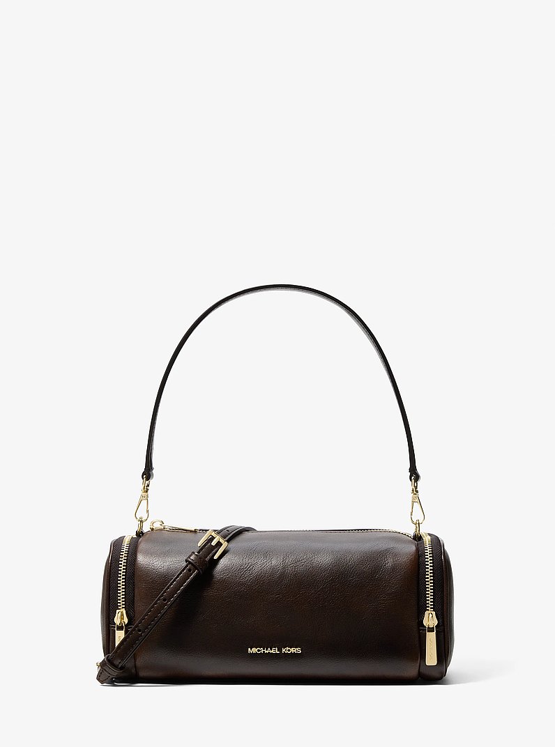 Jet Set Travel Small Convertible Pochette in CHOCOLATE | Michael Kors