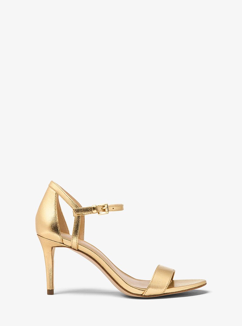 Simone Metallic Sandal in PALE GOLD | Michael Kors
