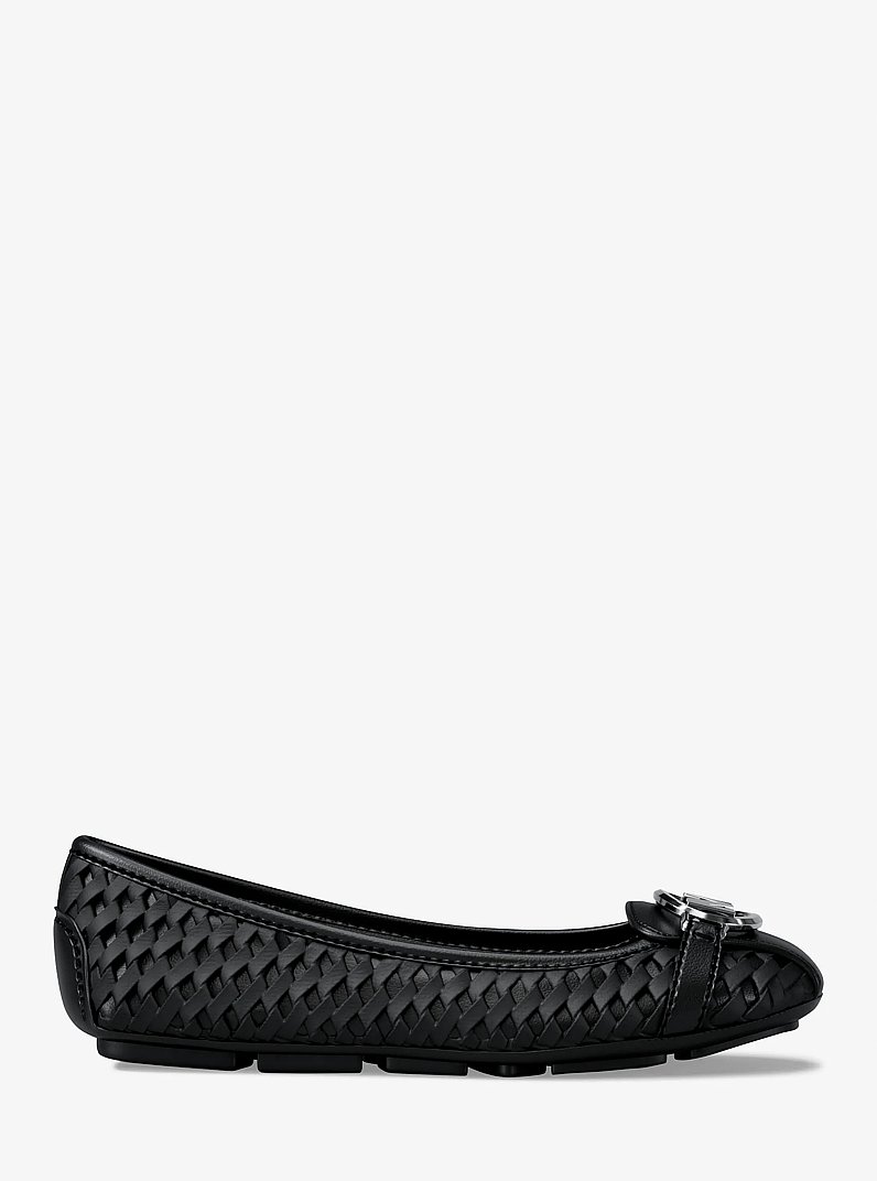 Fulton Woven Moccasin in BLACK | Michael Kors