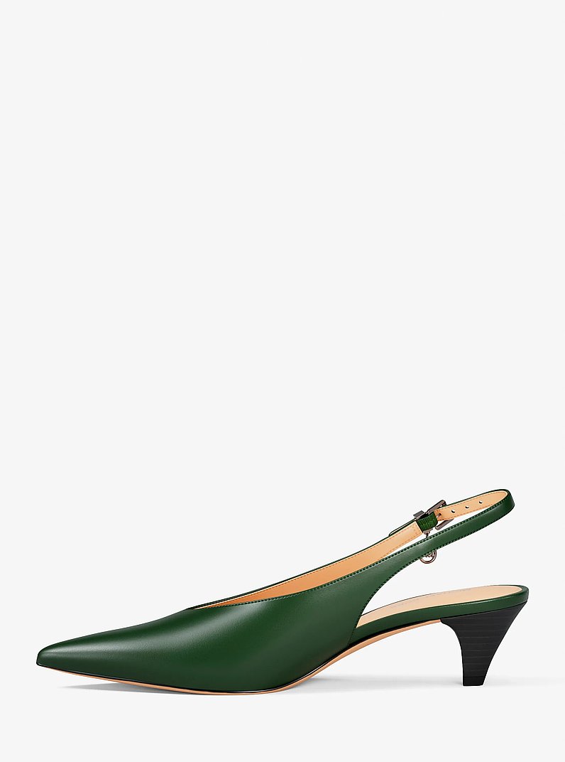 Escarpin &agrave; bride arri&egrave;re Tonya en cuir in MOUSSE | Michael Kors