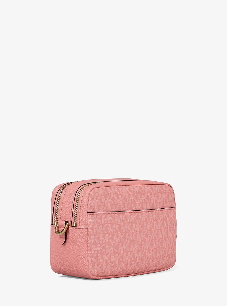Bryant Medium Signature Logo Camera Crossbody Bag in PRIMROSE