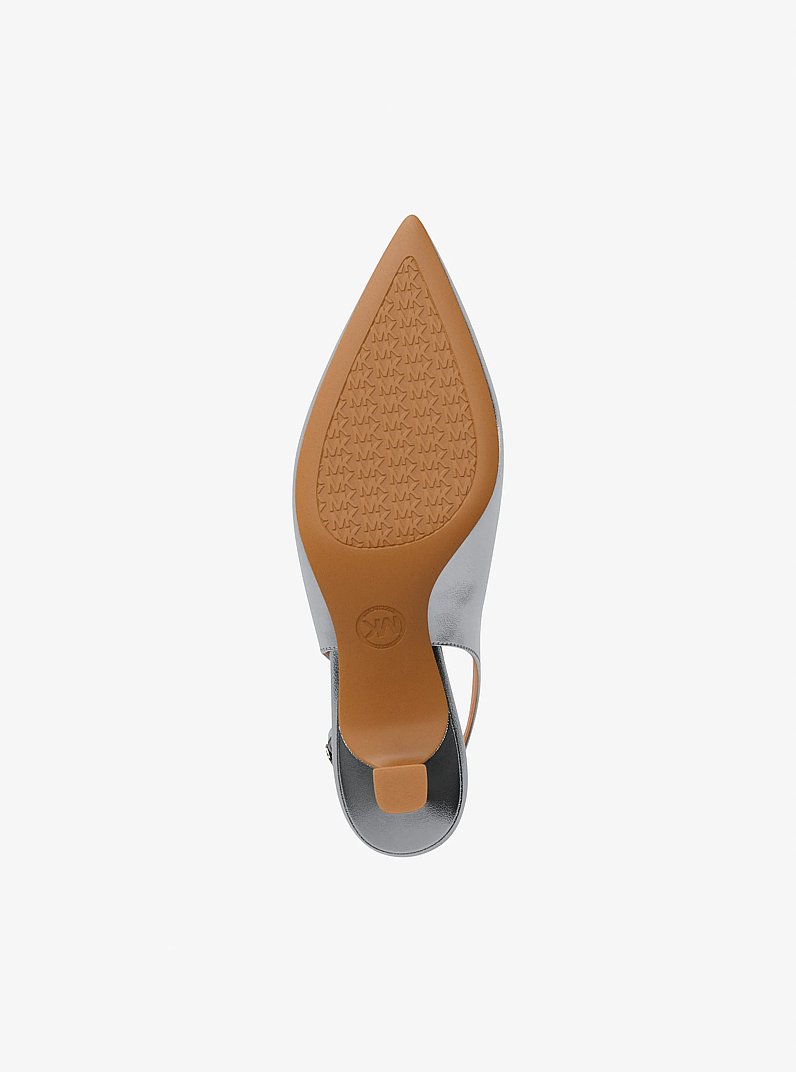 Amali Metallic Pump in SILVER | Michael Kors
