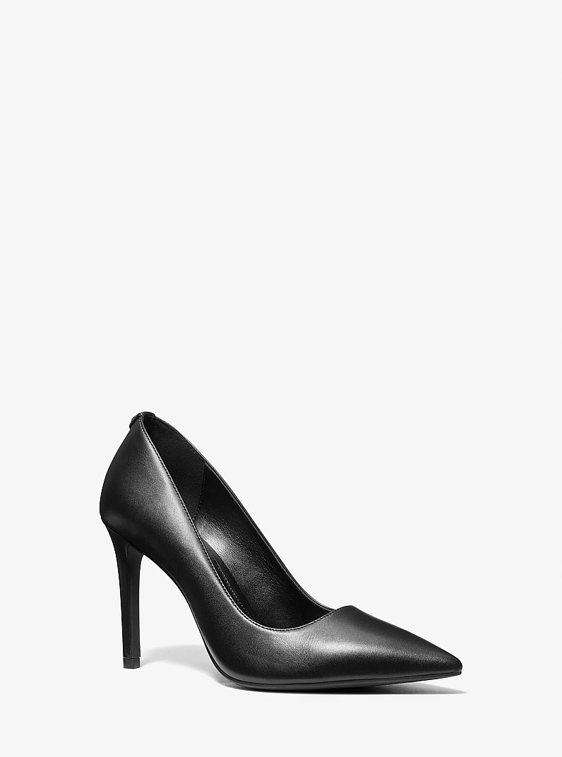 Alina Flex Leather Pump in BLACK | Michael Kors