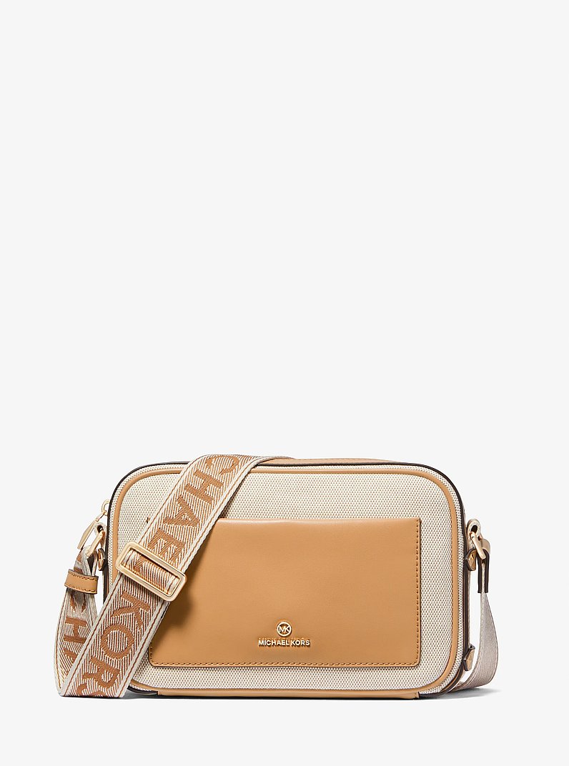 Maeve Large Canvas and Smooth Crossbody Bag | Michael Kors [US]