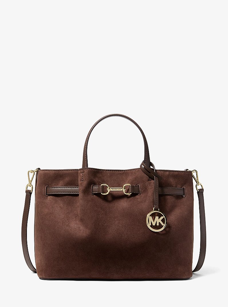 Carson Medium Satchel in NUTMEG | Michael Kors