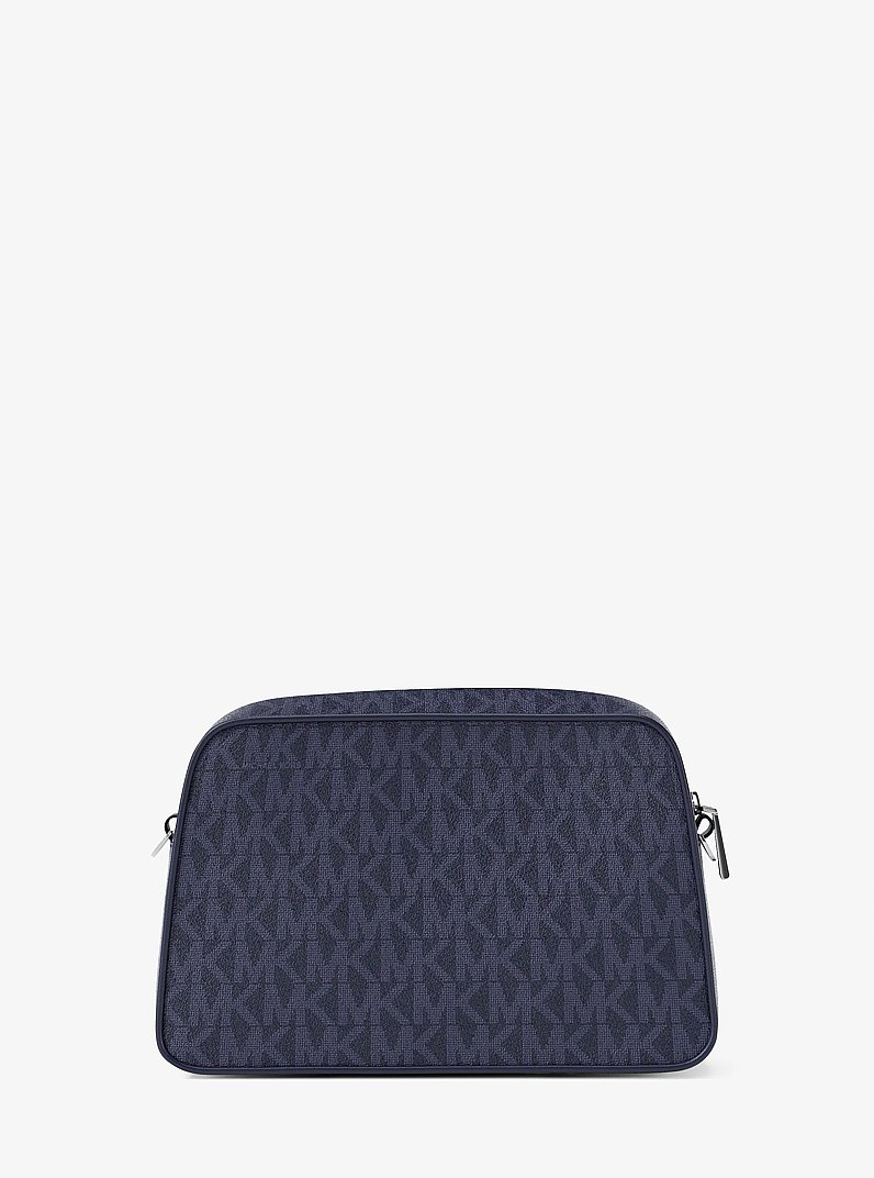 Camera bag a tracolla Jet Set piccola con logo in ABITO BLUES | Michael Kors