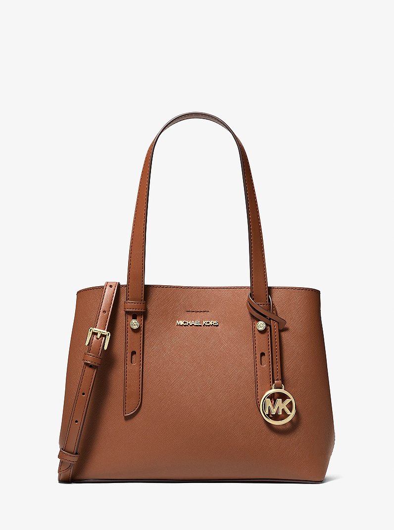 Mala tote em couro saffiano Mel pequena in BAGAGEM | Michael Kors