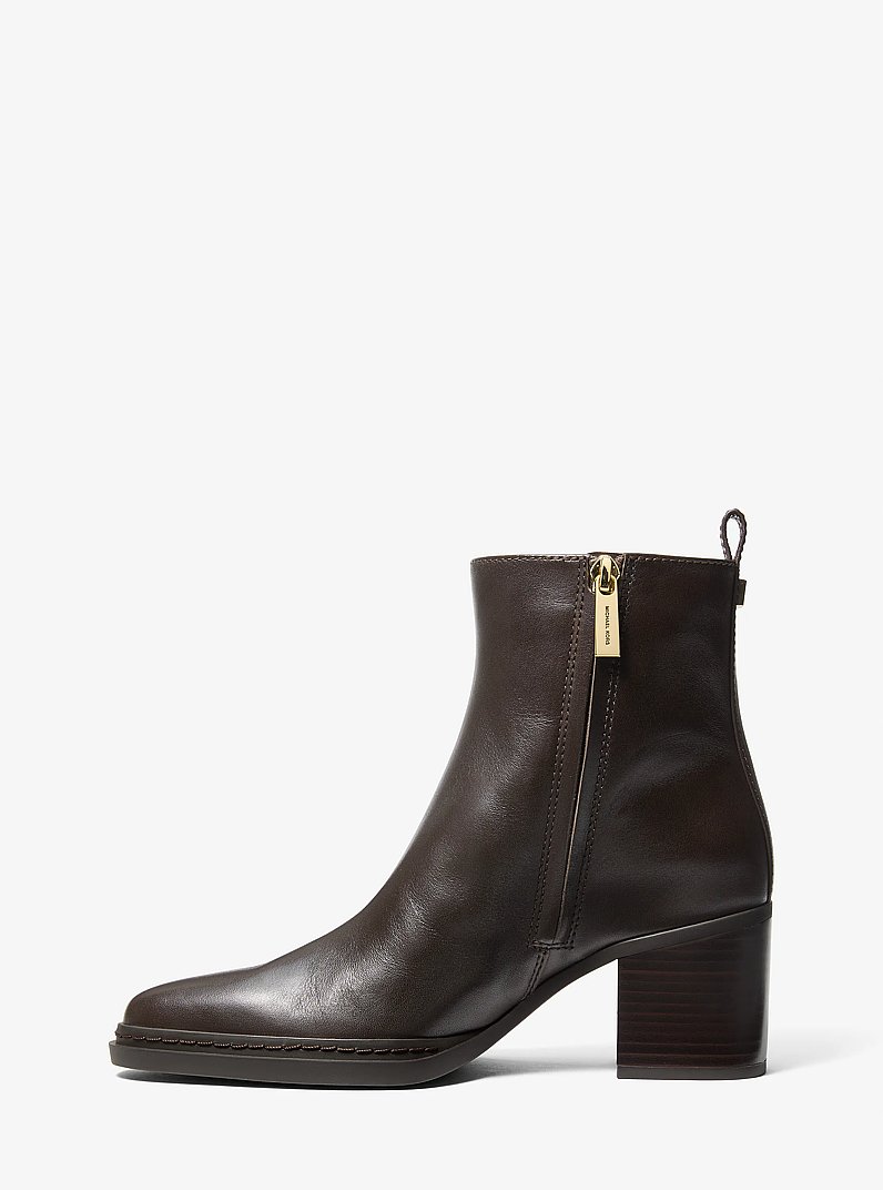 Lex Leather Boot in CHOCOLATE | Michael Kors