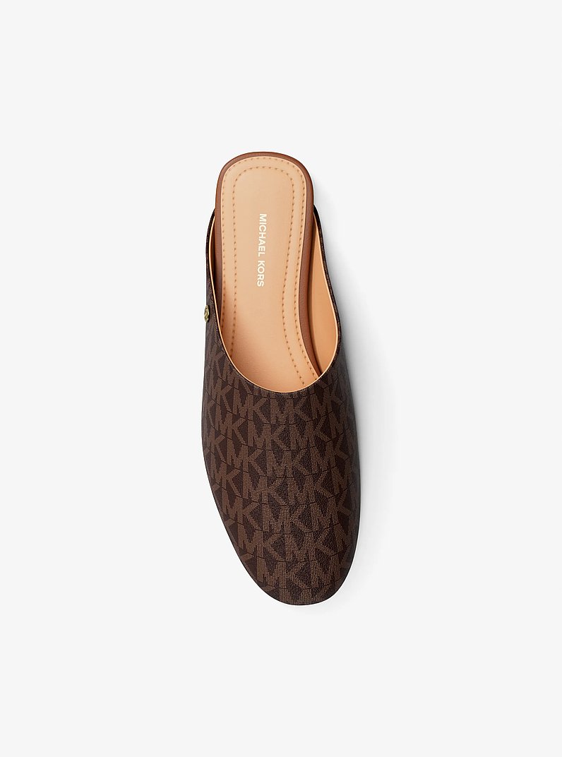 Mule Cady mit Signature-Logomuster in BRAUN | Michael Kors