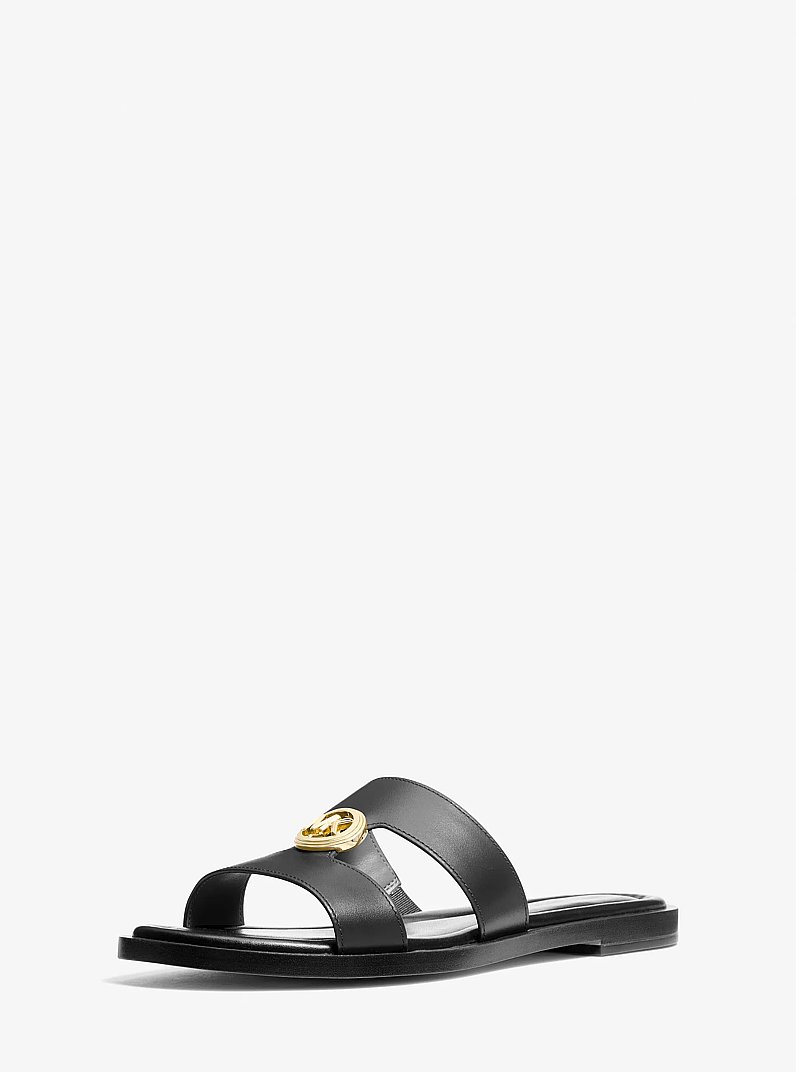 Sandalo Erin in pelle in NERO | Michael Kors