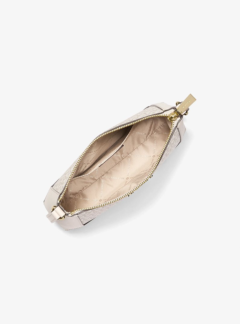 Sallie Medium Signature Logo Crossbody Bag in VAN/CREAM | Michael Kors