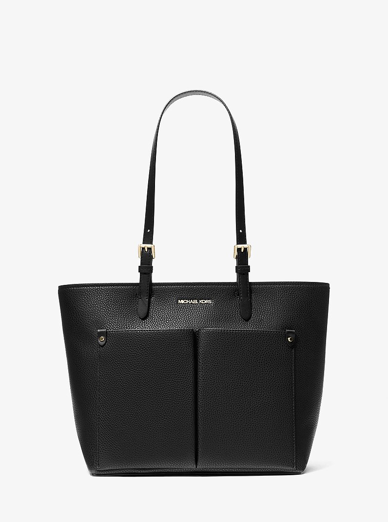 Bolso tote Jet Set mediano con bolsillo in NEGRO | Michael Kors
