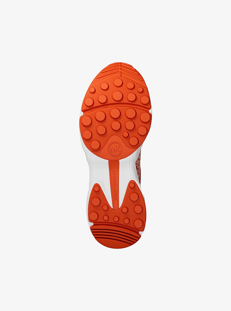 Zapatilla Katrina de materiales mixtos in ROJO ARCILLA | Michael Kors