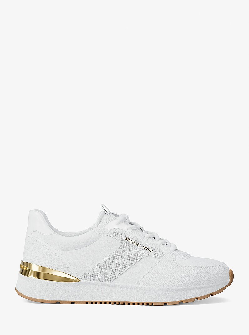 Remy Mixed-Media Trainer in BRIGHT WHT | Michael Kors