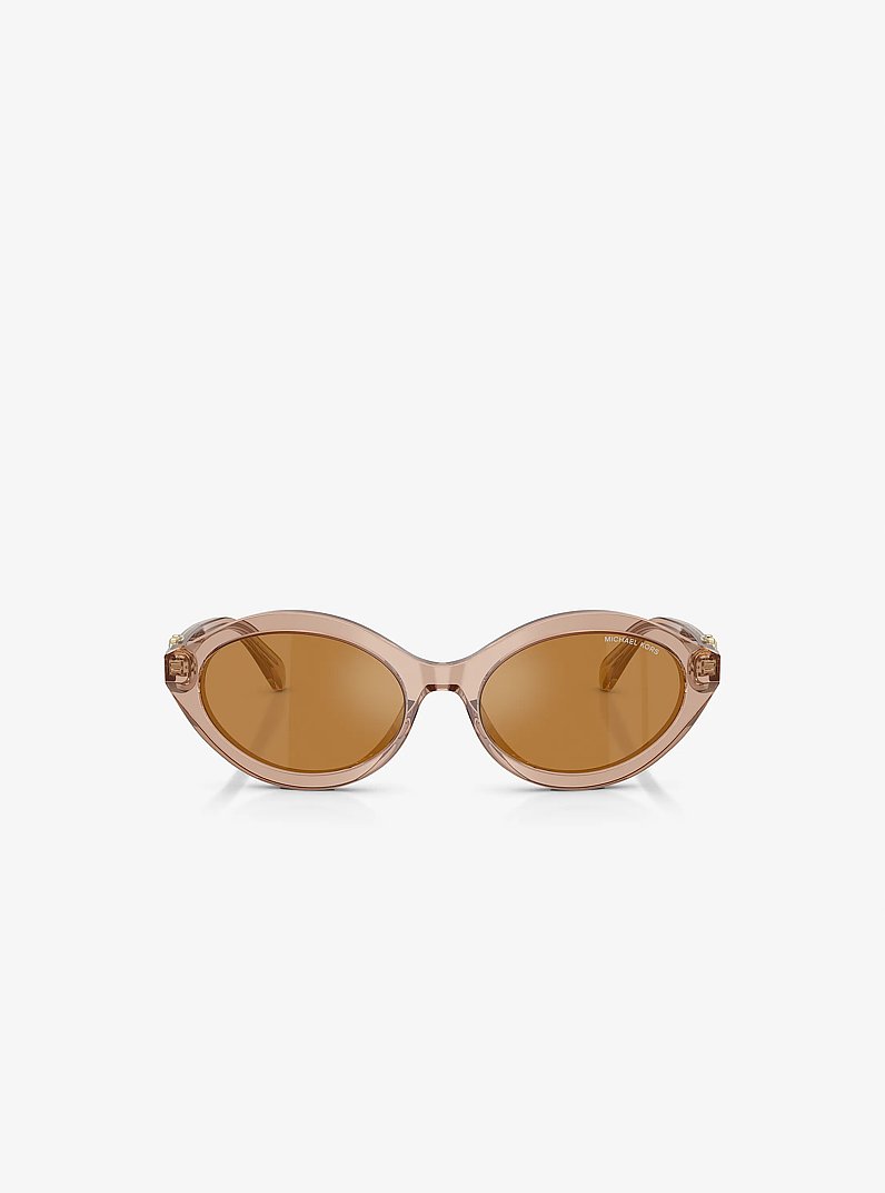 Carlazzo Sunglasses in BROWN TRANSPARENT | Michael Kors