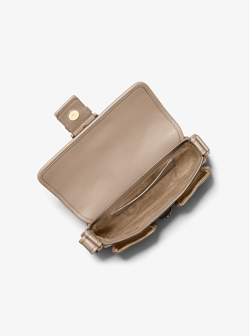 Colby Medium Leather Shoulder Bag in BIRCH | Michael Kors