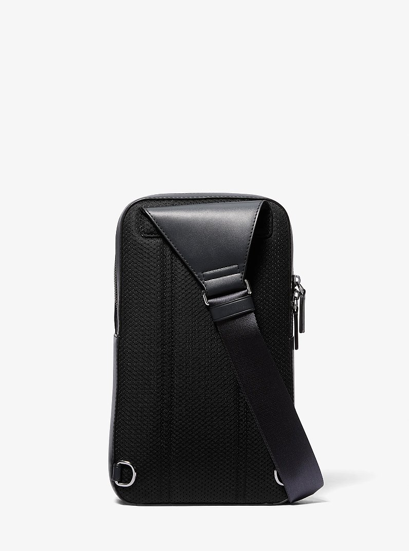 Cooper Commuter Logo Sling Pack in ADMRL/PLBLUE | Michael Kors