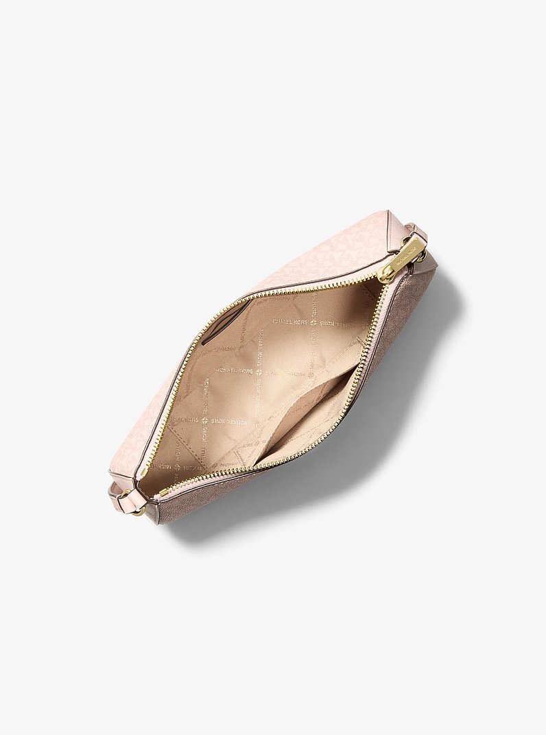 Sammy Small Signature Logo Pochette in POWDER BLUSH | Michael Kors