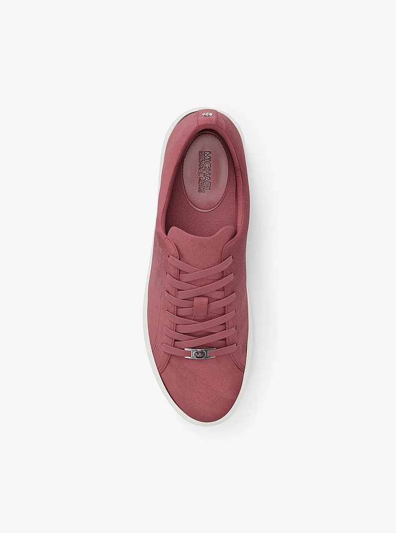 Keaton Suede Sneaker in ROSEWOOD | Michael Kors
