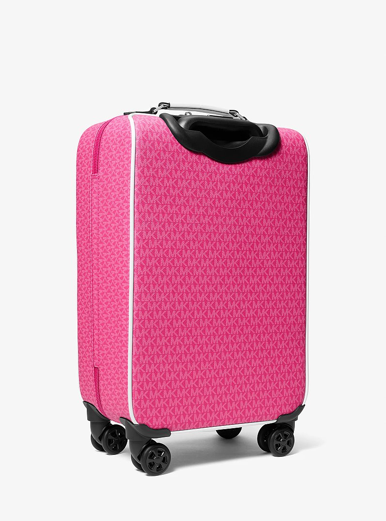 Small Embellished Signature Logo Suitcase in DRAGONFRUIT | Michael Kors