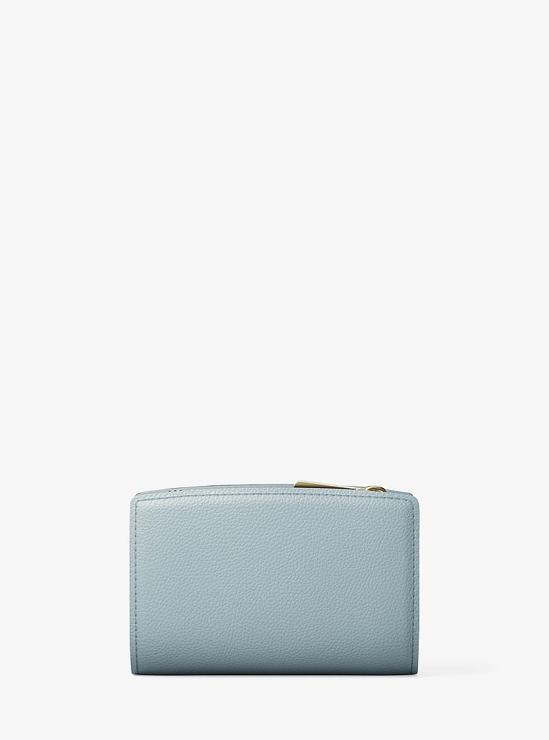 Bryant Medium Pebbled Leather Wallet in CHAMBRAY | Michael Kors