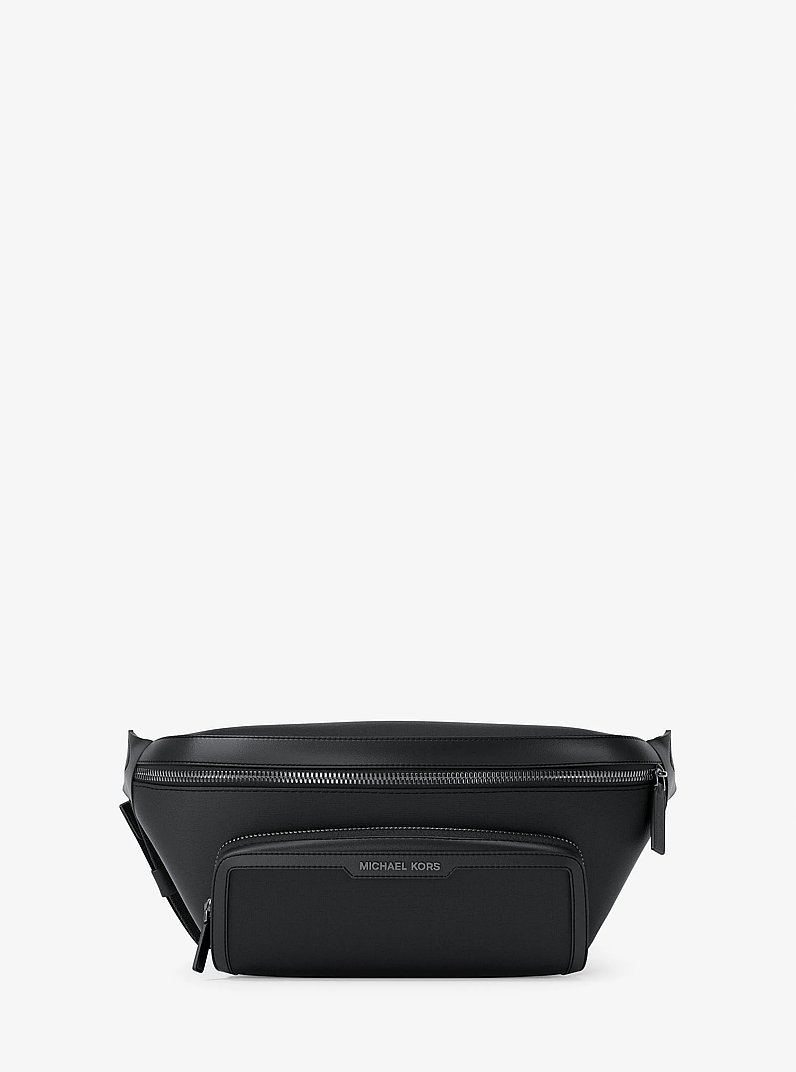 Lautner Nylon Utility Sling Pack in BLACK | Michael Kors