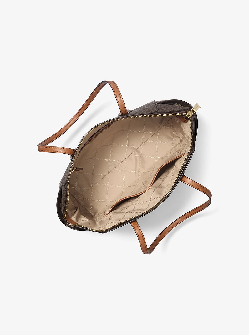 Marilyn Medium Logo Tote Bag in BRN/ACORN | Michael Kors