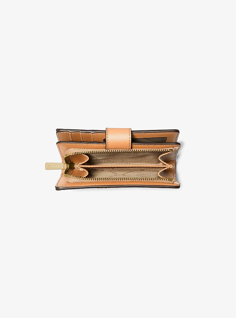 Cartera mediana de piel de grano cruzado in SIDRA | Michael Kors