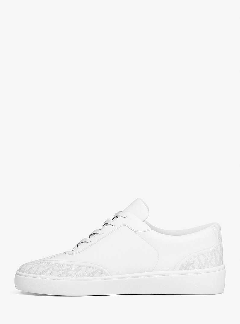 Starr Mixed-Media Sneaker in OPTIC WHITE | Michael Kors