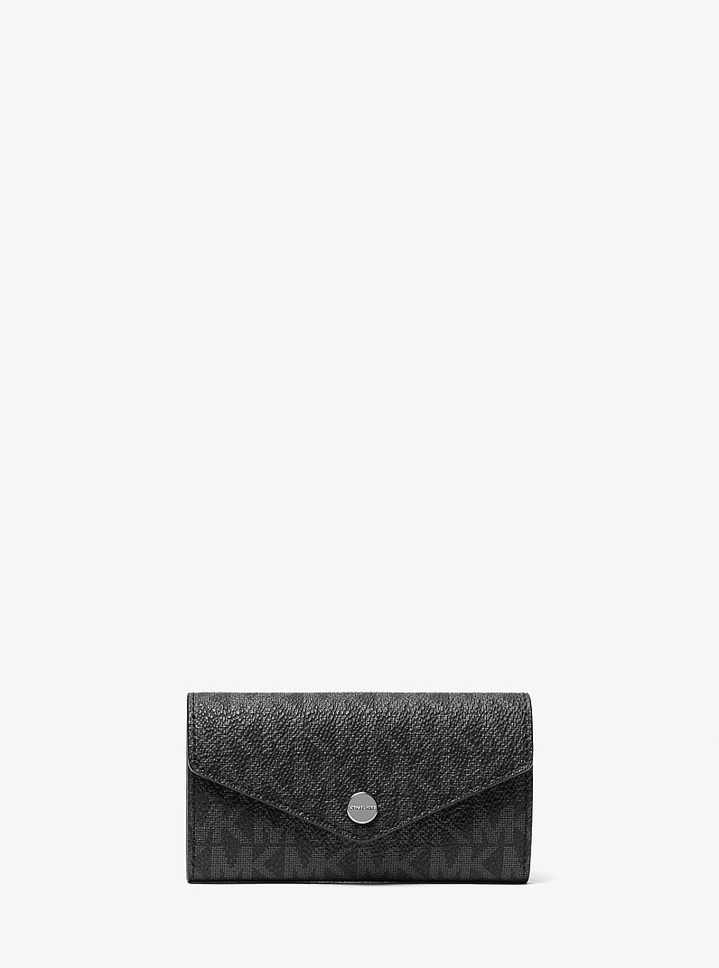 Cooper Signature Logo Wallet in BLACK | Michael Kors
