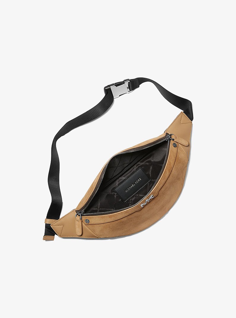 Varick Small Suede Belt Bag