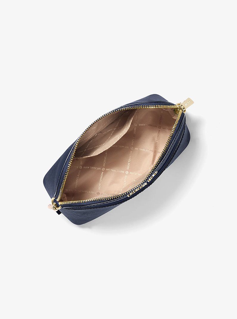 Borsa a tracolla Jet&nbsp;Set&nbsp;Travel bombata media in NAVY | Michael Kors