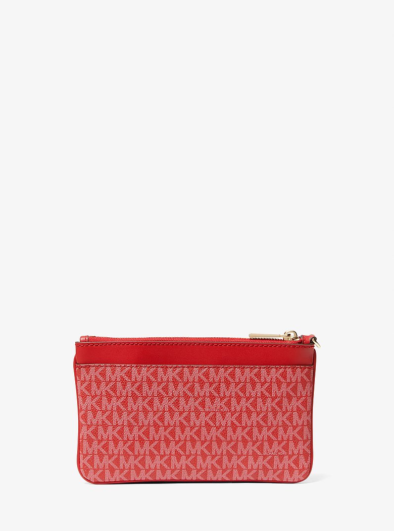 Medium Logo Wristlet in CRIMSON | Michael Kors