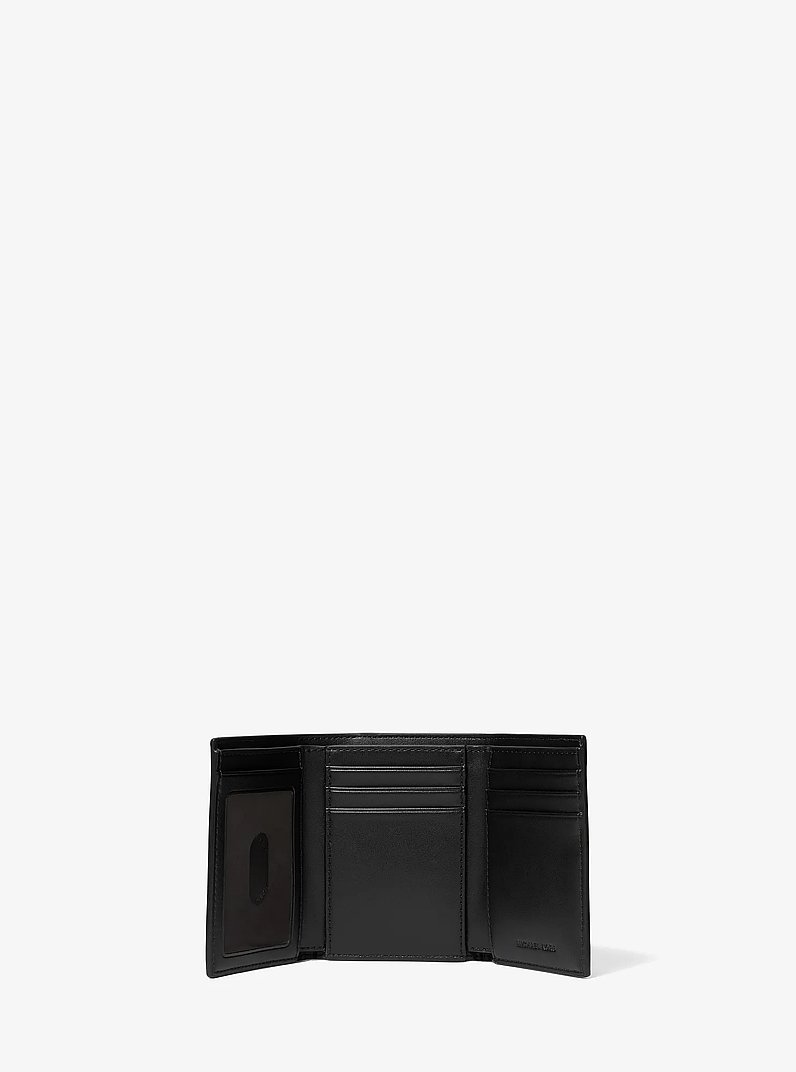Signature Logo Tri-Fold Card Case and Belt Gift Set in BROWN/BLK | Michael Kors