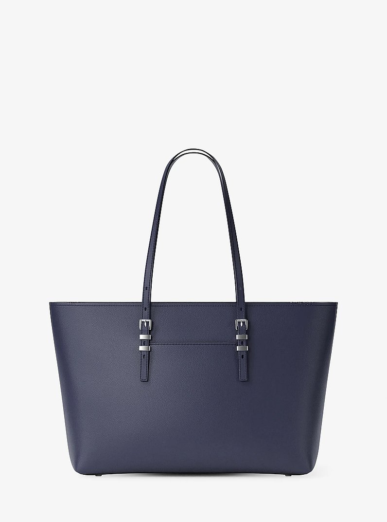 Shopper Quinn Large aus gekrispeltem Leder in BLAUGR&Uuml;NES KLEID | Michael Kors