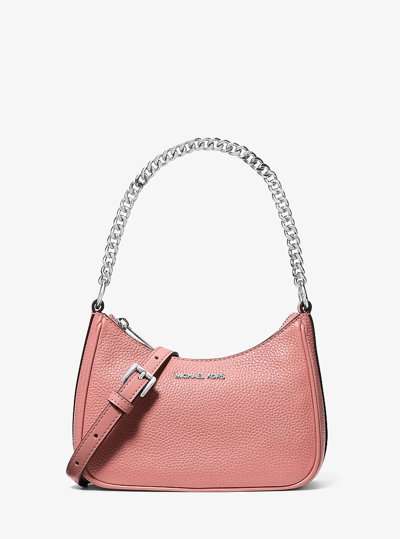 Bandolera Jet Set Travel peque&ntilde;a convertible de piel granulada in SUNSET ROSE | Michael Kors