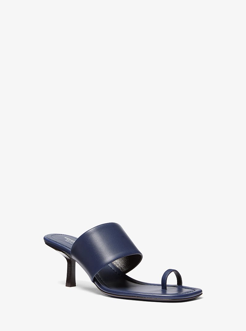 Dionne Leather Sandal in MARITIME | Michael Kors