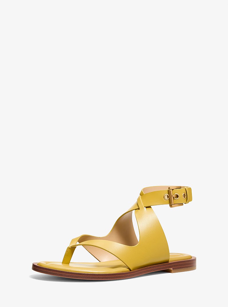 Irene Leather Wrap Sandal