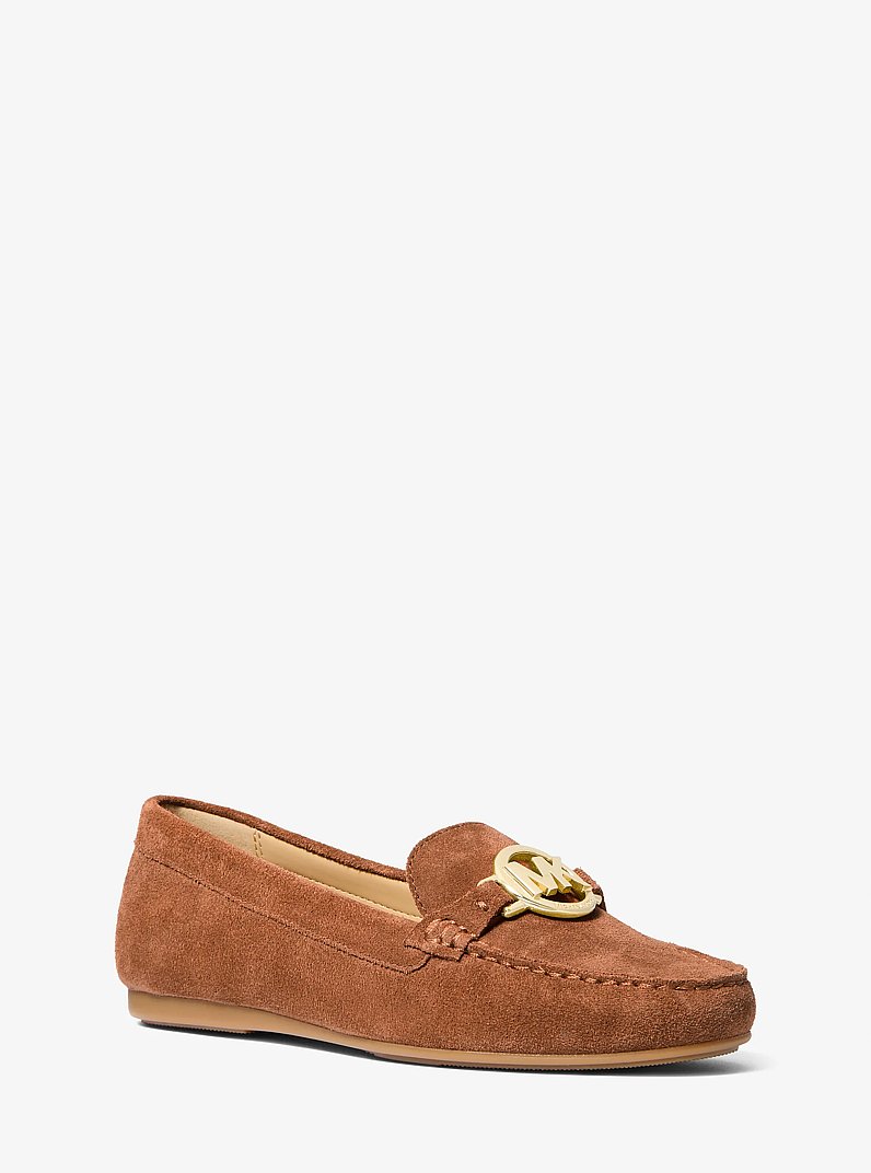 Mocas&iacute;n Fulton de ante in LUGGAGE | Michael Kors