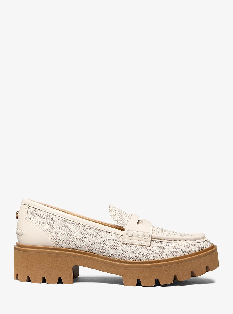 Holland Signature Logo Loafer in VANILLA | Michael Kors