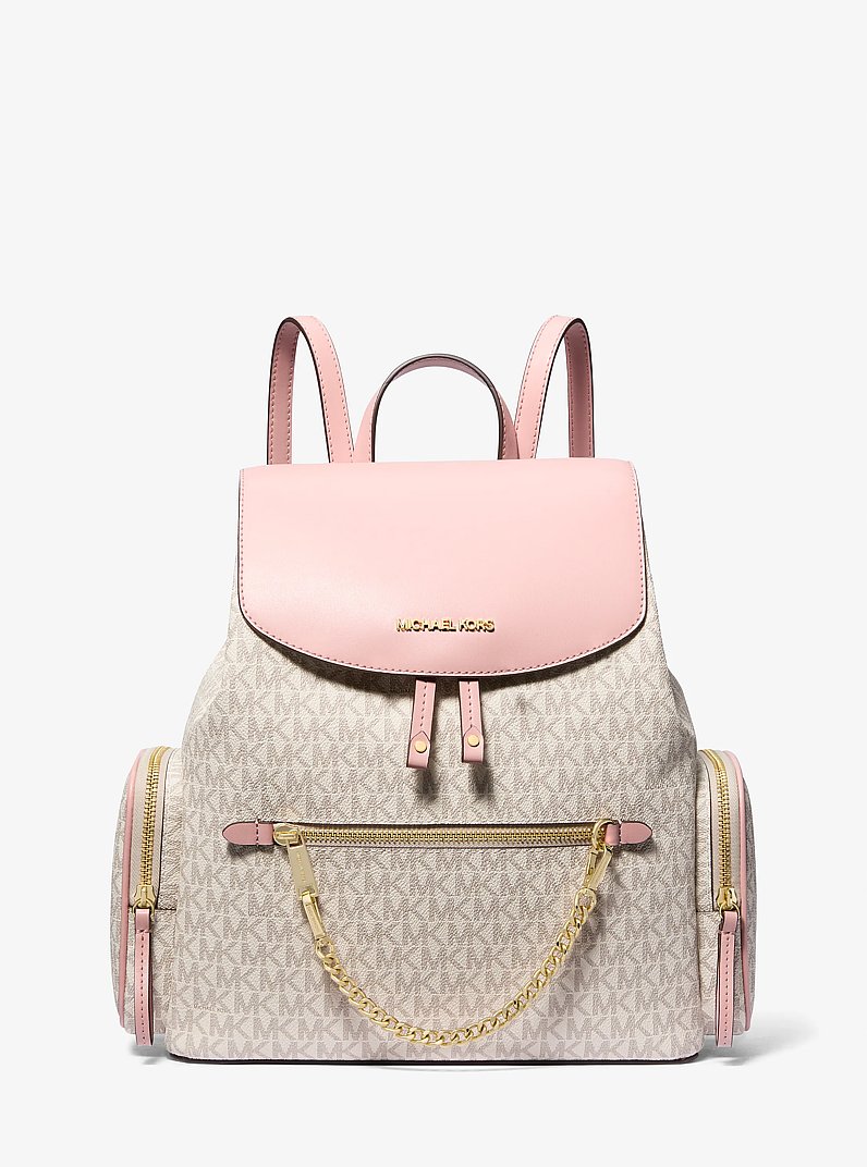 Jet Set Large Logo Backpack in PWD BLSH MLT | Michael Kors